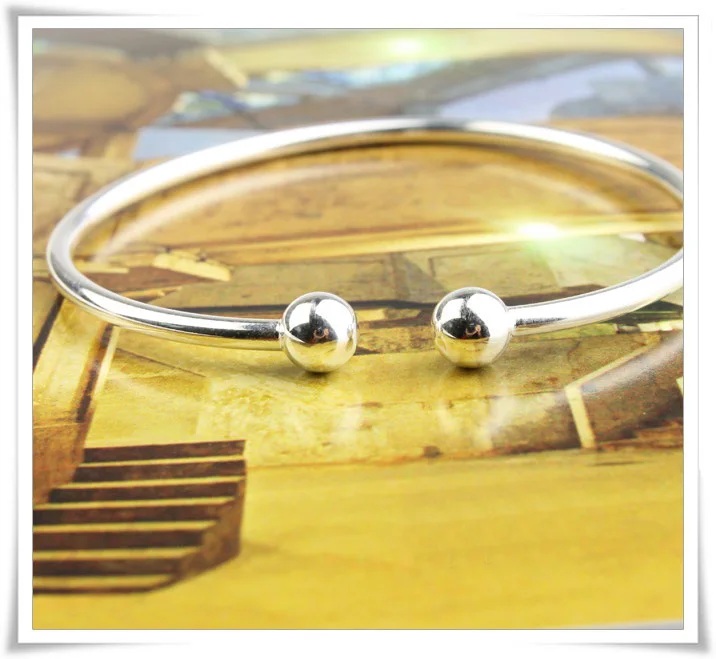 

Лидер продаж, высококачественный браслет из стерлингового серебра, Европейский и американский классический посеребренный браслет с одной ...