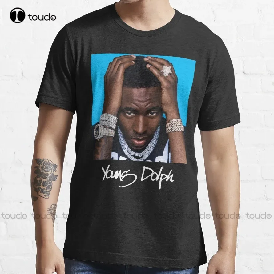 Футболка Young Dolph Fan Art белые рубашки для мужчин футболка унисекс с цифровой печатью