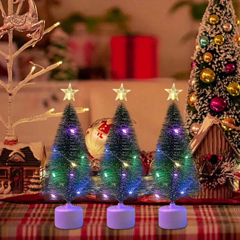 Рождественская елка для столешницы 3 шт. искусственная рождественская