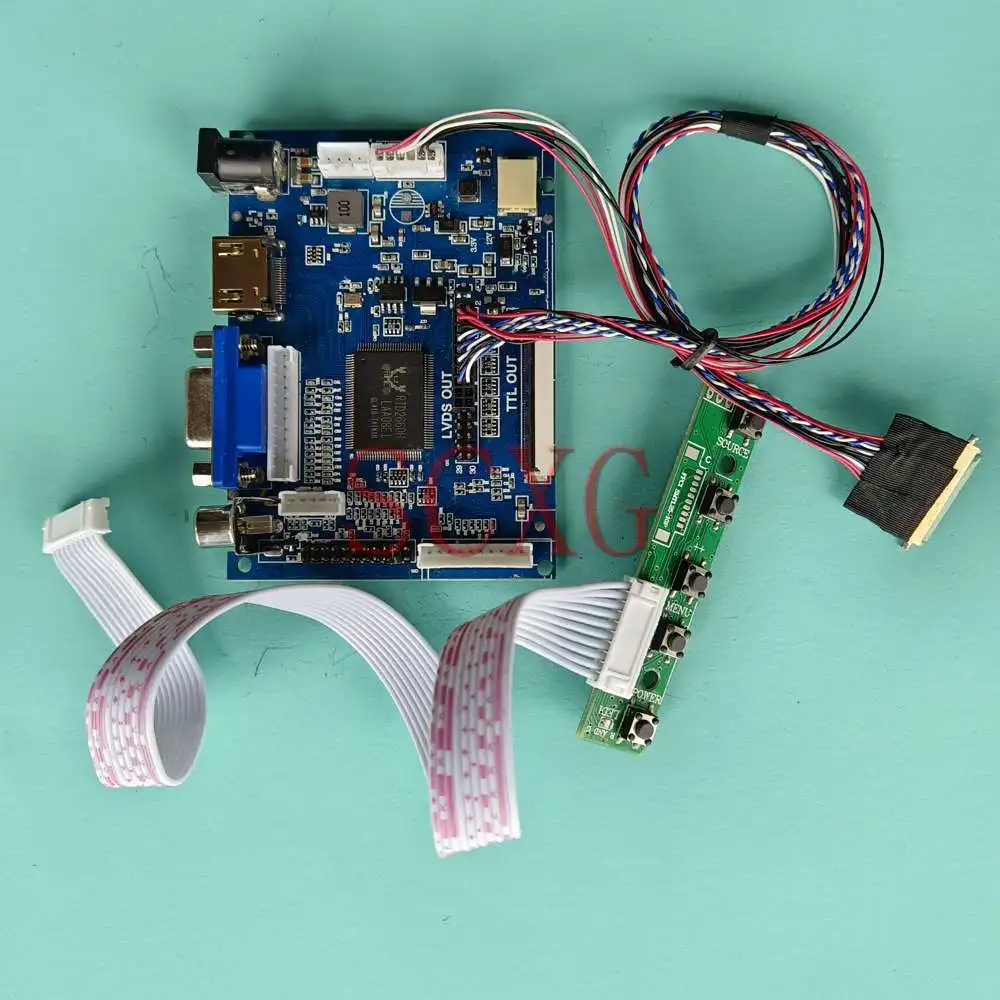 

LCD Display Controller Board Work For B156HW01 V6 LVDS 40 Pin AV+VGA+HDMI-Compatible DIY Kit Notebook Panel 15.6" 1920*1080