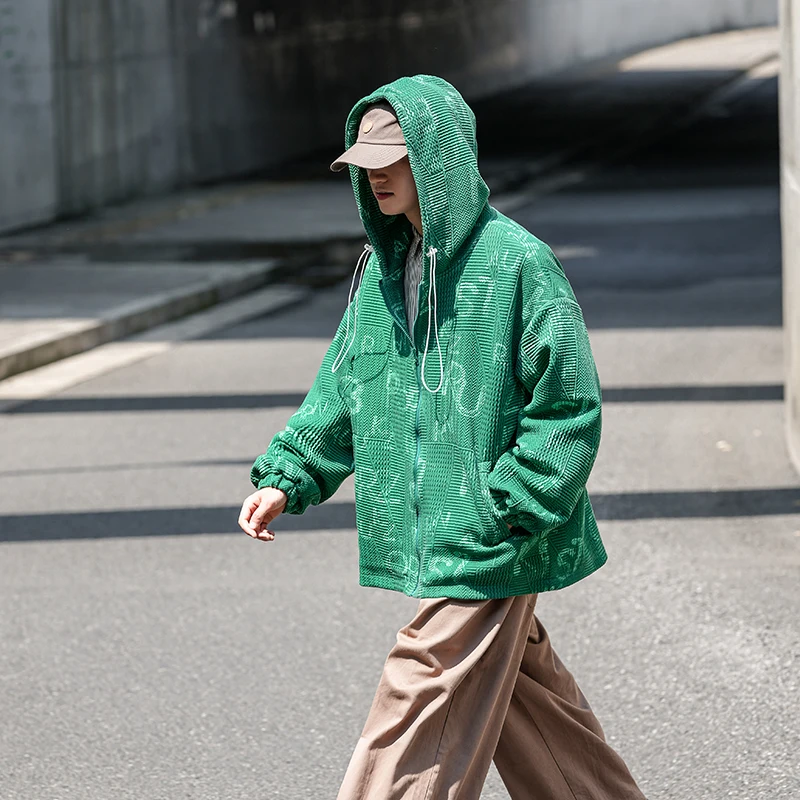 

Oversized Zip Up Hoodies Teenage Fashion Trends Tracksuit Tops Mens Letter Print Track Sweatshirts Japanese Harajuku Streetwear