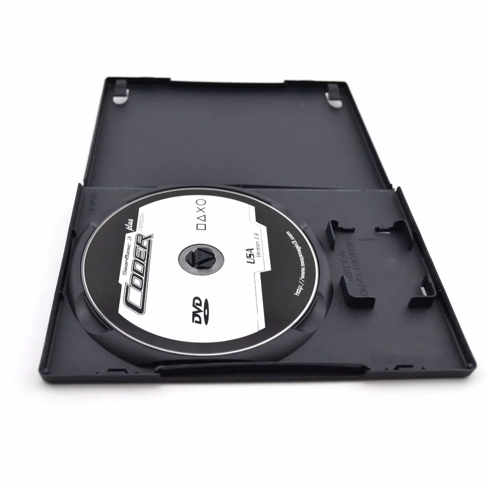 Коробка для хранения CD DVD диска пластиковая стандартная емкость PS2