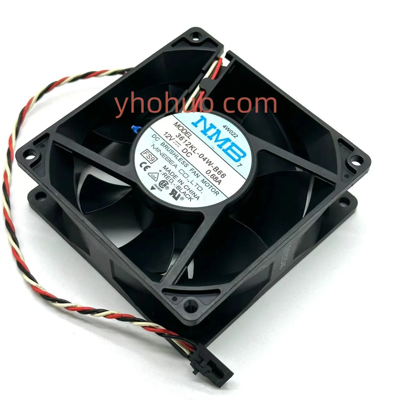NMB-MAT 3612KL-04W-B66 FS9 DC 12V 0.68A 92X92X32mm Вентилятор охлаждения сервера
