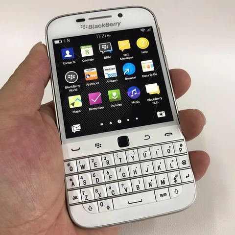 Оригинальный мобильный телефон BlackBerry Classic Q20 SQC100-1, версия 4G, 3,5 дюйма, WIFI, 16 ГБ ПЗУ, QWERTY, разблокированная клавиатура для мобильного телефона