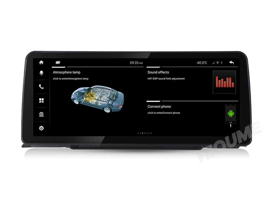 Автомобильный видеоплеер с экраном 12 3 дюйма Qualcomm 6 + 128G Android 11 для BMW серий 1/3 F20 F21 F30