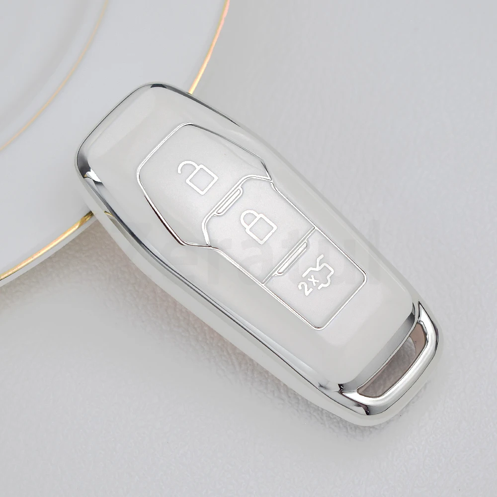 

Автомобильный брелок для дистанционного ключа из ТПУ, чехол для ключей для Ford Focus 3, 4, ST, Mondeo 5, MK5, Mustang, Explorer Edge, Fiesta, Kuga, MK3, 4