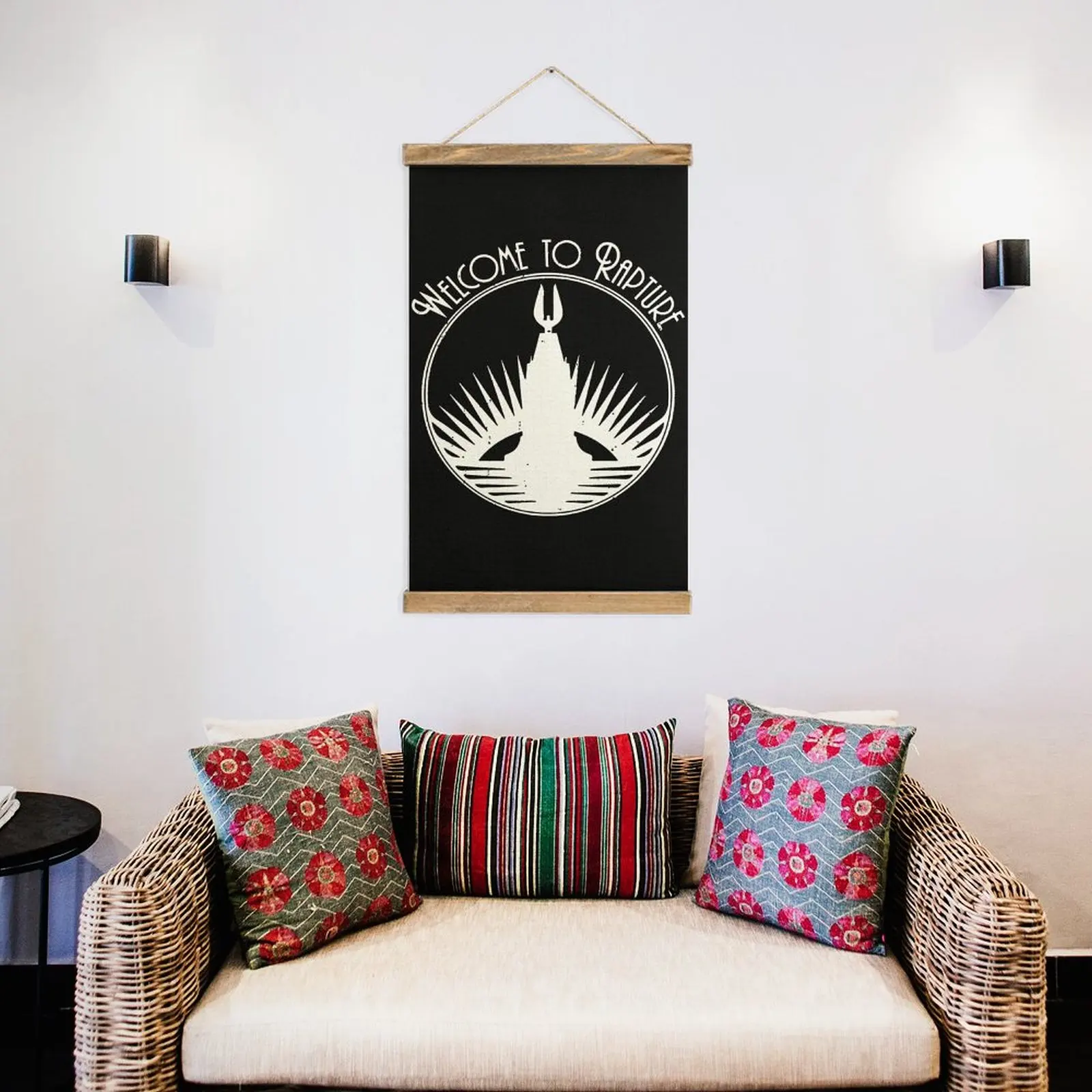 Bioshock радует необходимый предмет для (3) рисования искусственный холст подвесная