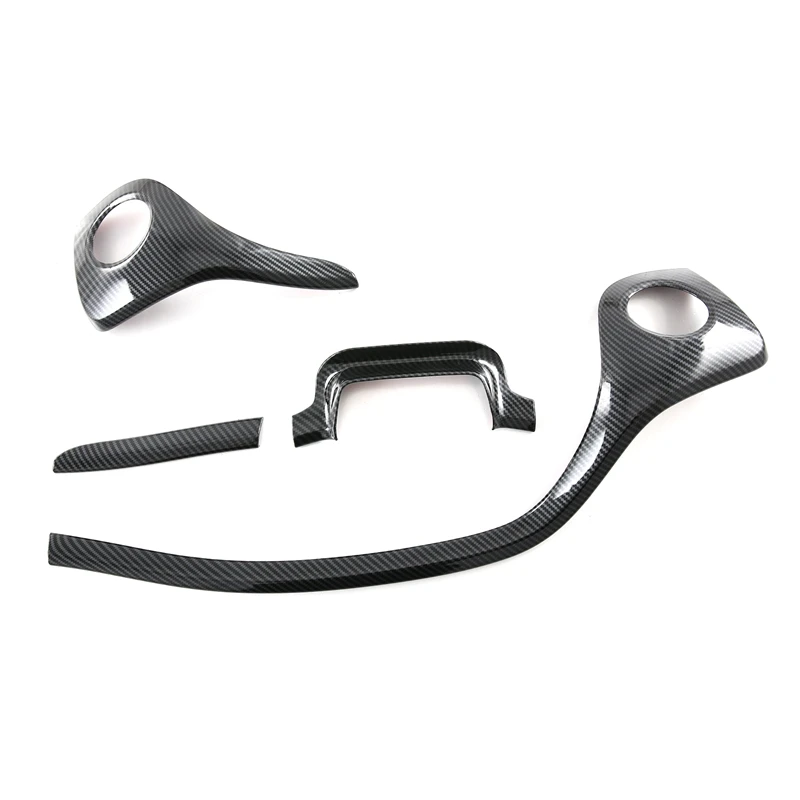 4-компонентная автомобильная крышка центральной консоли из углеродного волокна