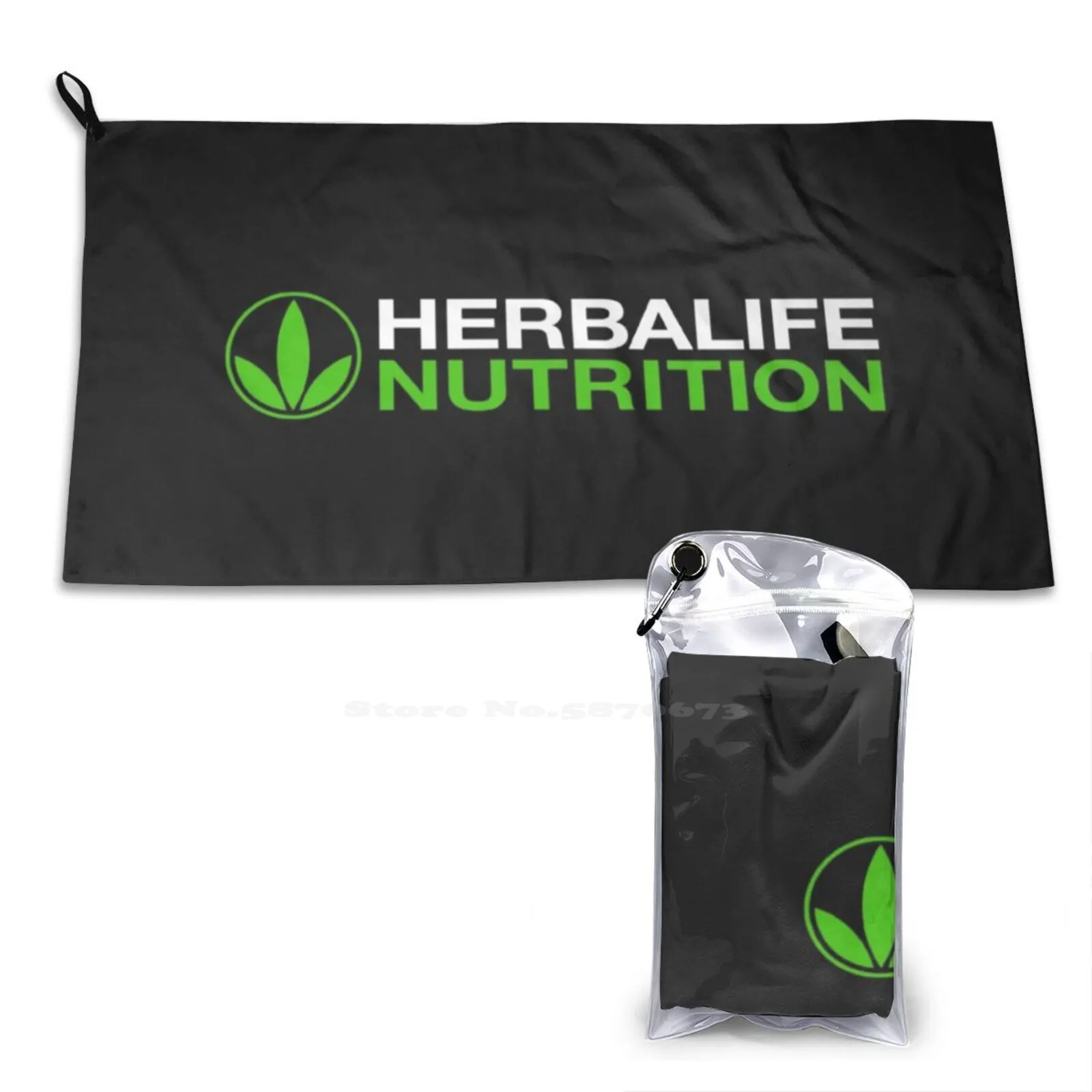 Bath Washcloth Nutrition Green White Activate