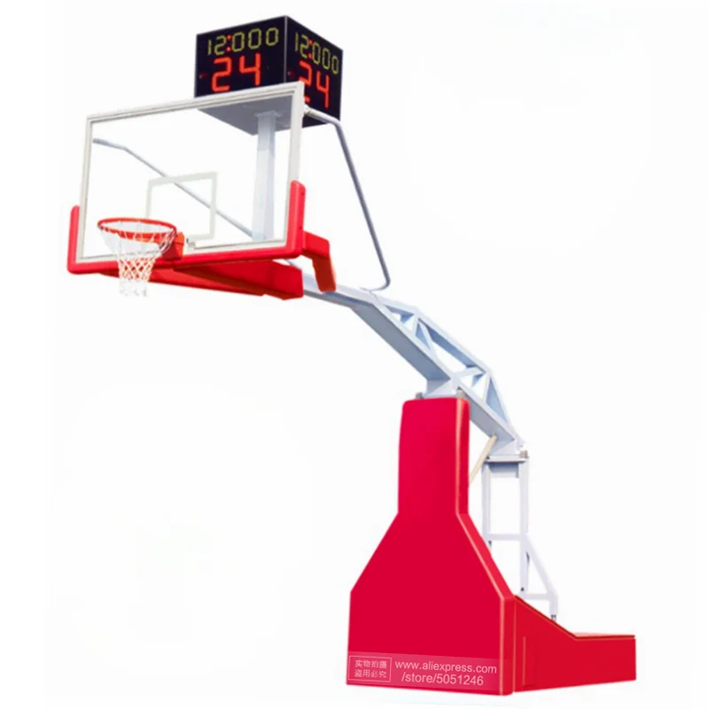 Электрическая ручная гидравлическая портативная стойка для баскетбола тела