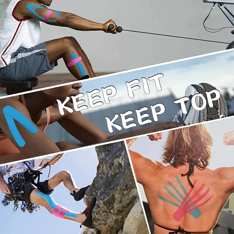 Спортивная Кинезиологическая Лента 5 См X М Эластичная Поддержка Колена Для