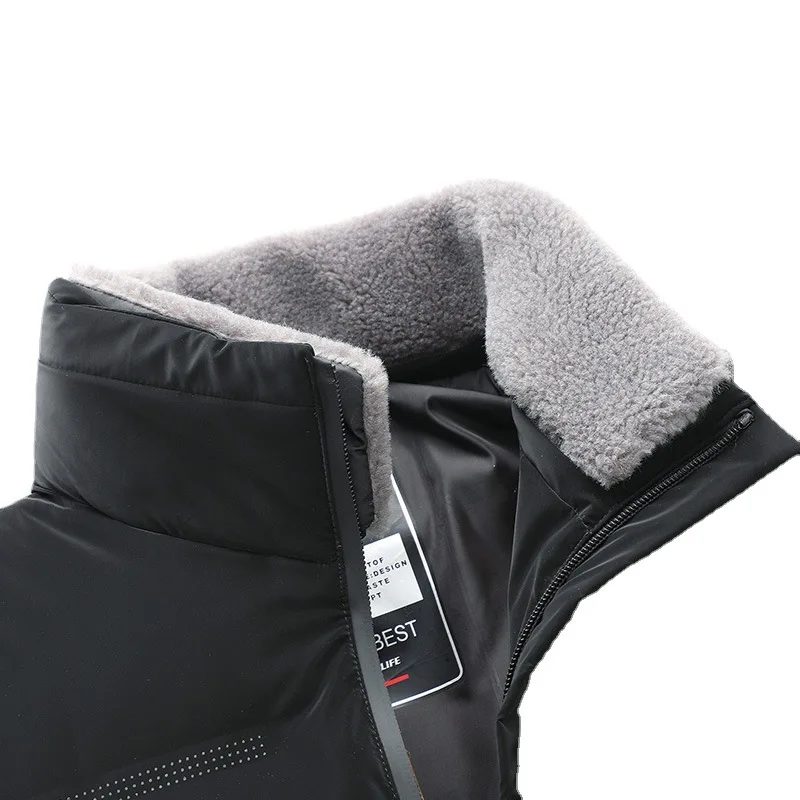 New Autumn/Winter 2022 90 White Eiderdown Solid Color Standing Collar Down Jacket Light Down Jacket with Thick Men's Coat