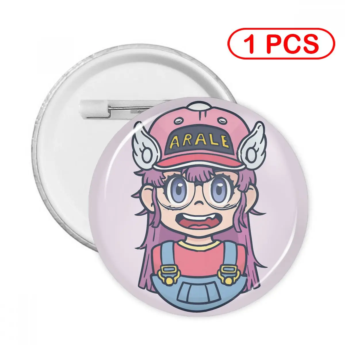 

Dr Slump Arale Soft Button Pin Clothes Brooch Creative Pins Jewelry Decor Cute Badge Portrait Women Child Lapel