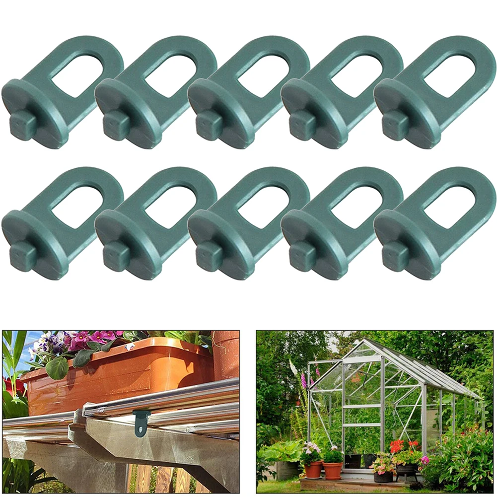 

10~20pcs Greenhouse Hanging Hooks Fastener Tied Buckle Hook Plant Vegetable Grafting Clip Greenhouse Clamp Stand Vine Clips