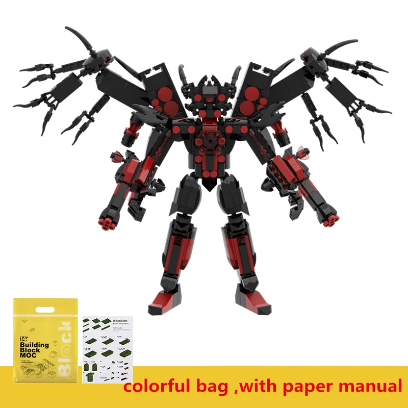 729 шт./набор Детский конструктор унитаз