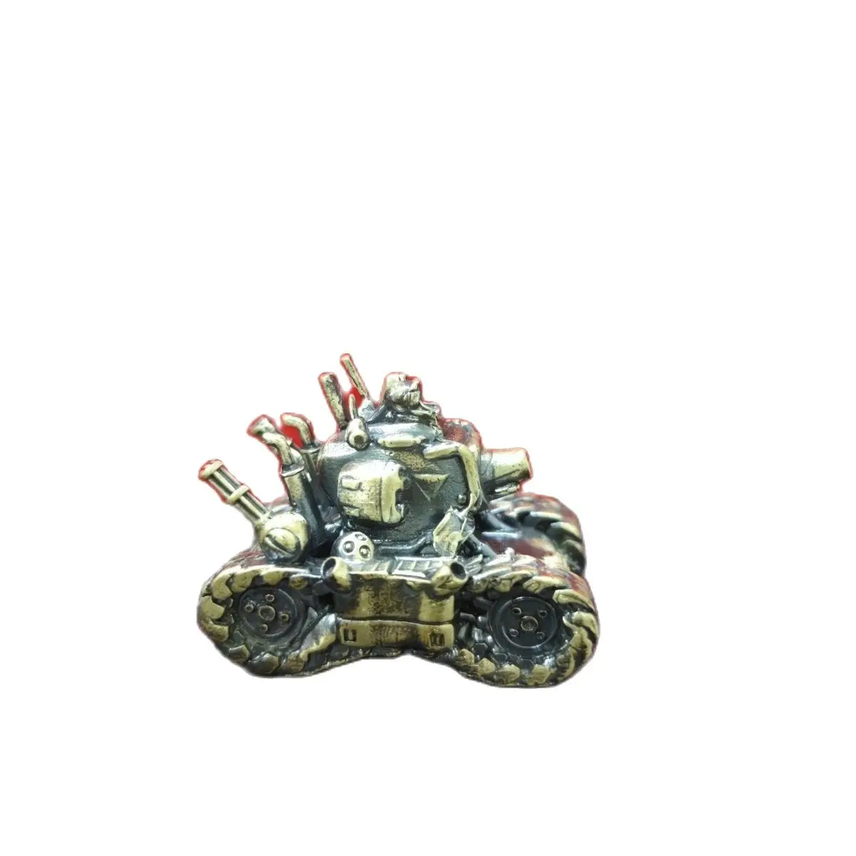 

5cm pure copper solid material battle tank weapon bag upgrade kit metal handmade main battle tank handmade model
