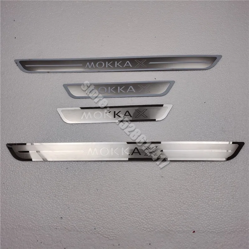 

Door Sill Scuff Plate Trim Stainless Threshold Pedal Entry Guards Protector Car Accessories For Opel Vauxhall Mokka X 2012-2020