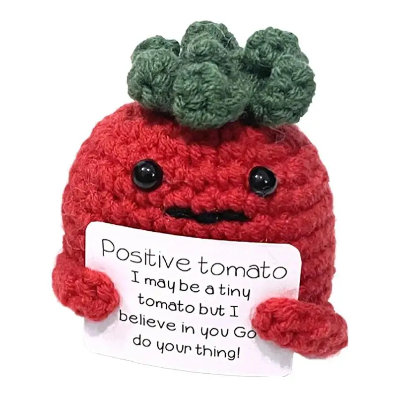 

Картофельные объятия с позитивной энергией, карманные объятия, мини-плюшевые вязанные шерстяные куклы ручной работы, забавные рождественские подарки, украшения для комнаты