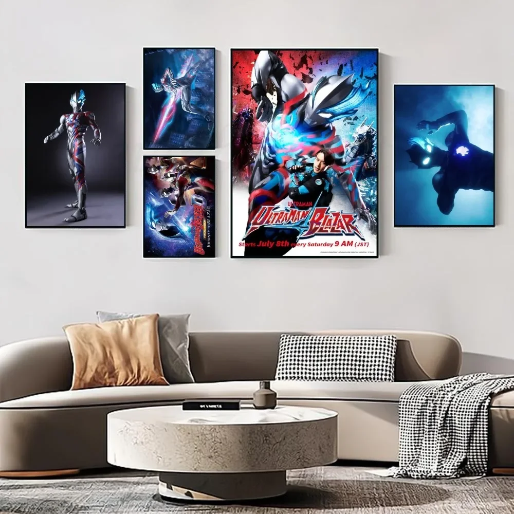 1 шт. ТВ аниме Ультрамен Блейзер плакат HD плакаты домашняя комната бар Кафе Декор