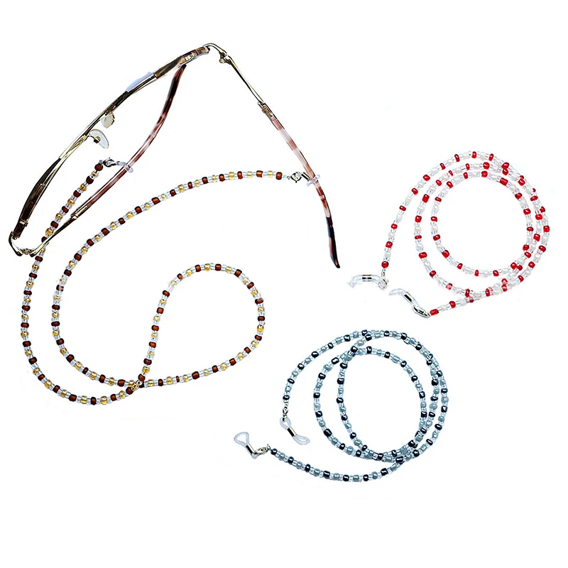 

Роскошное ожерелье в богемном стиле с бусинами и цепочкой для очков в стиле ретро, стиль ins, звезда, унисекс, для маски или очков