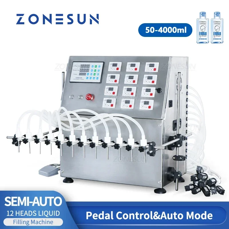 Полуавтоматический насос для наполнения жидкости ZONESUN ZS-DPYT12P 220В