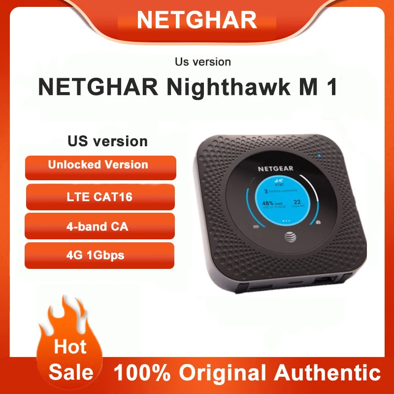 Original Unlocked Europe Version Netgear Nighthawk M1 4GX Gi