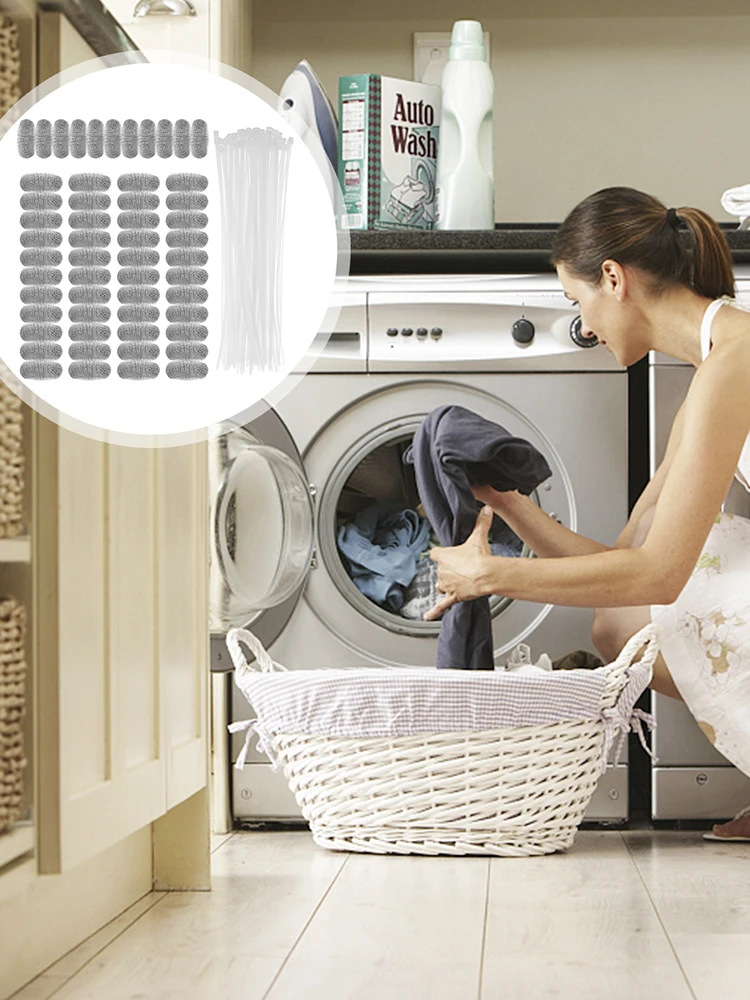 50 шт. ловушка для стиральной машины из нержавеющей стали