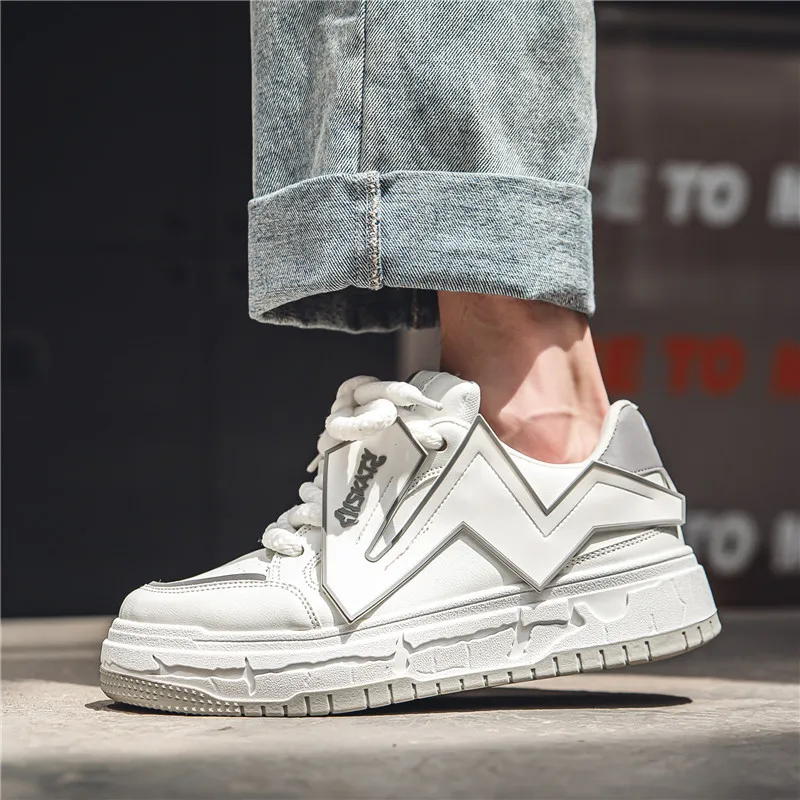 Мужские мягкие кожаные тисненые