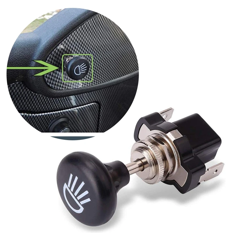 Переключатель нажимной фары для гольф-мобиля 12 В 4034 клубного автомобиля Yamaha EZGO и