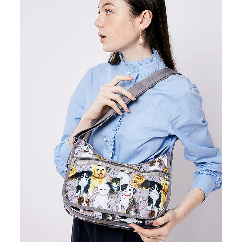 

Kawaii аниме мультфильм Lesportsac Косметичка ручная сумка через плечо сумка-мессенджер рюкзак