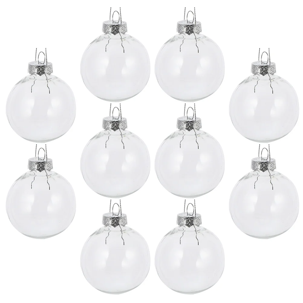 

10 Pcs Christmas Ball Pendant Decorations Hanging Pendants Photo Props Xmas Balls Ornaments The Pet Festival Tree