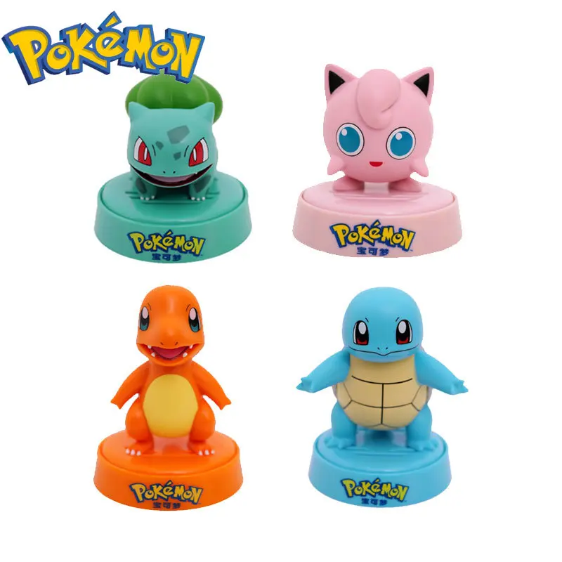 

Genuine Anime Pokemon Decor Perfume Diffuser Squirtle Pikachu Bulbasaur Action Figures Toys Aromatherapy Car Model Toy Gifts