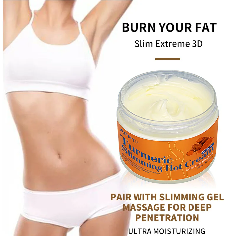 

1pcs 300g Hot Cream Herbal Turmeric Paste Weight Loss Sweating Slimming Ginger Health Firming Body Care Massage Cream