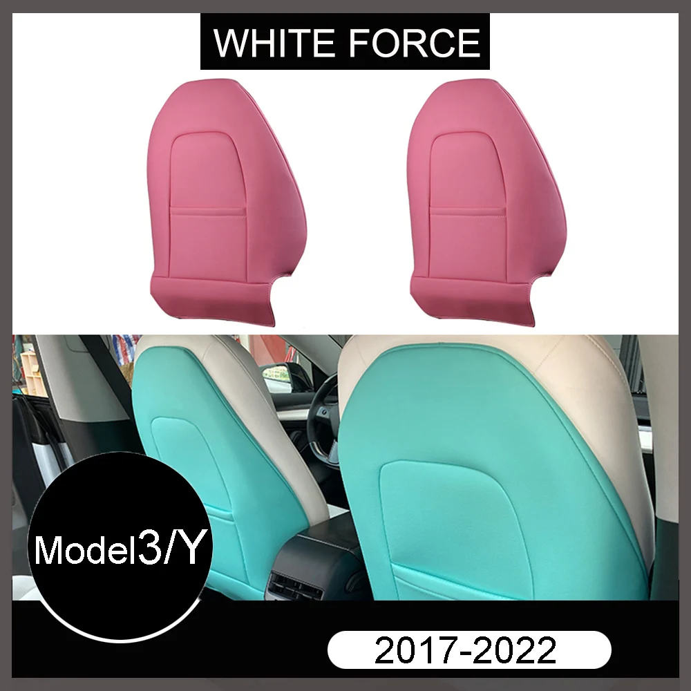 

For Tesla Model 3 model Y Seat Back Car Anti Kick Pad Protector Interior Child Anti Dirty Leather Styling Accessories Decoration