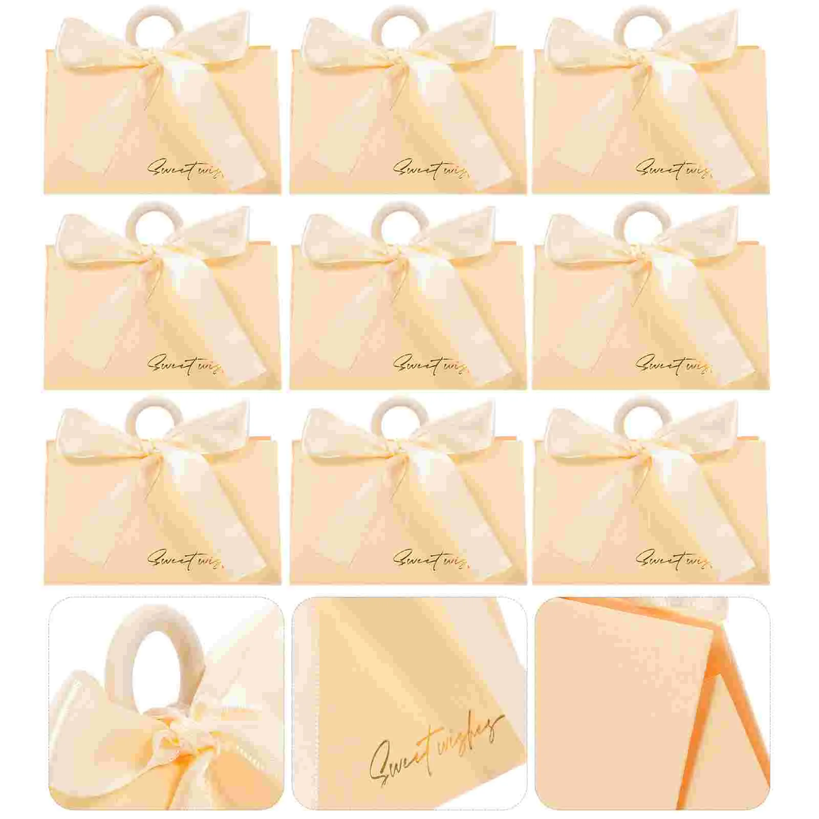 

Boxes Box Wedding Gift Candy Favor Party Treatbridesmaidpacking Cookie Portable Favors Containerspresent Biscuit Bakery Storage