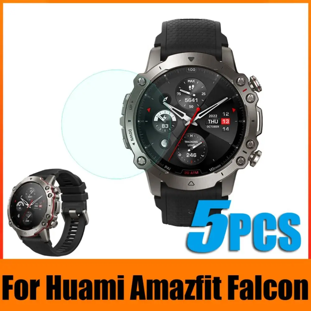 

Replacement Accessories Protective Films Tempered Glass Screen Protector 9H HD For Huami Amazfit Falcon A2029