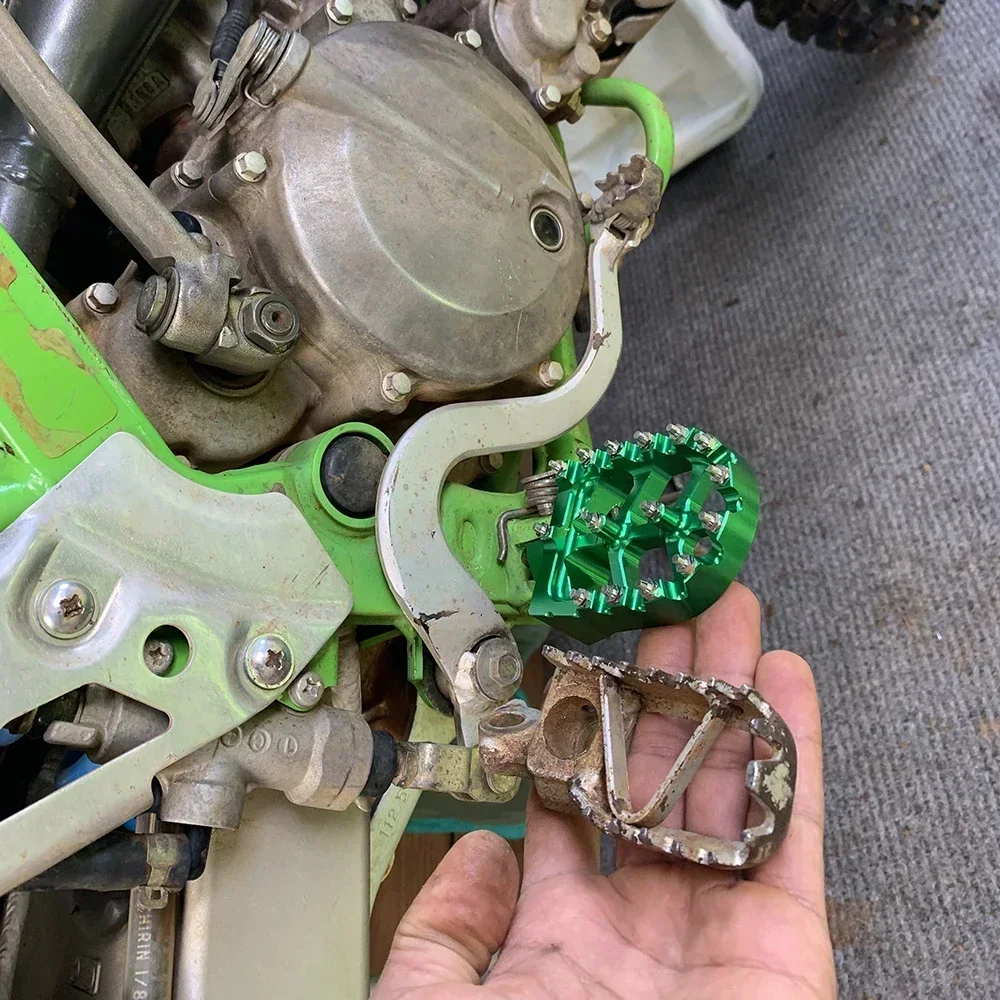 Для Kawasaki KDX250 KDX 250 KDX200 KDX200R KDX220R 200 R 200R 220R 220 Аксессуары для ног Подножки педаль