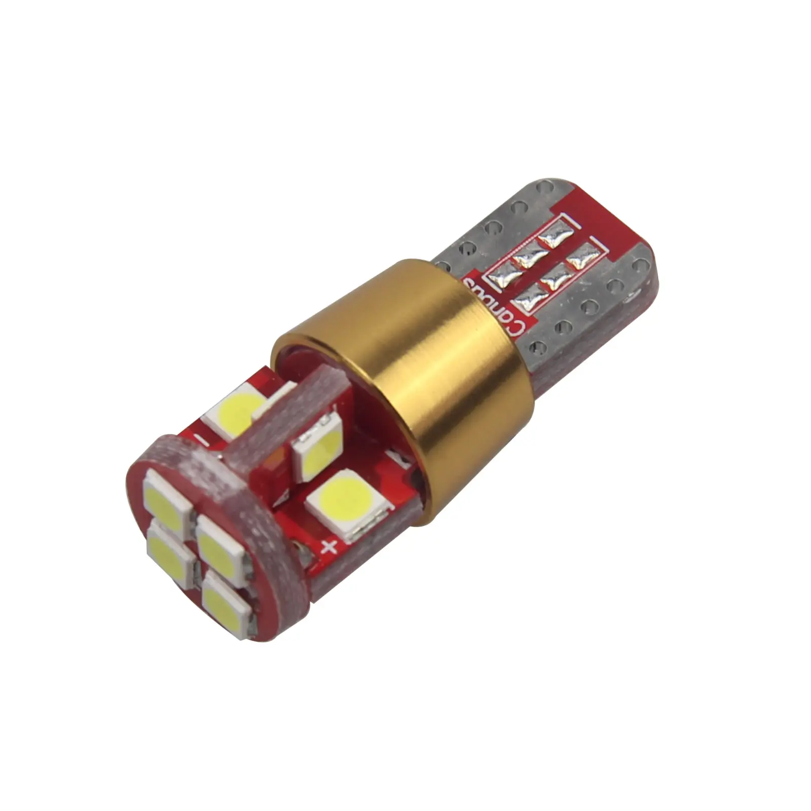 1X Белый Автомобильный бокосветильник фонарь T10 W5W габаритный без ошибок 12 в-24 в 3030