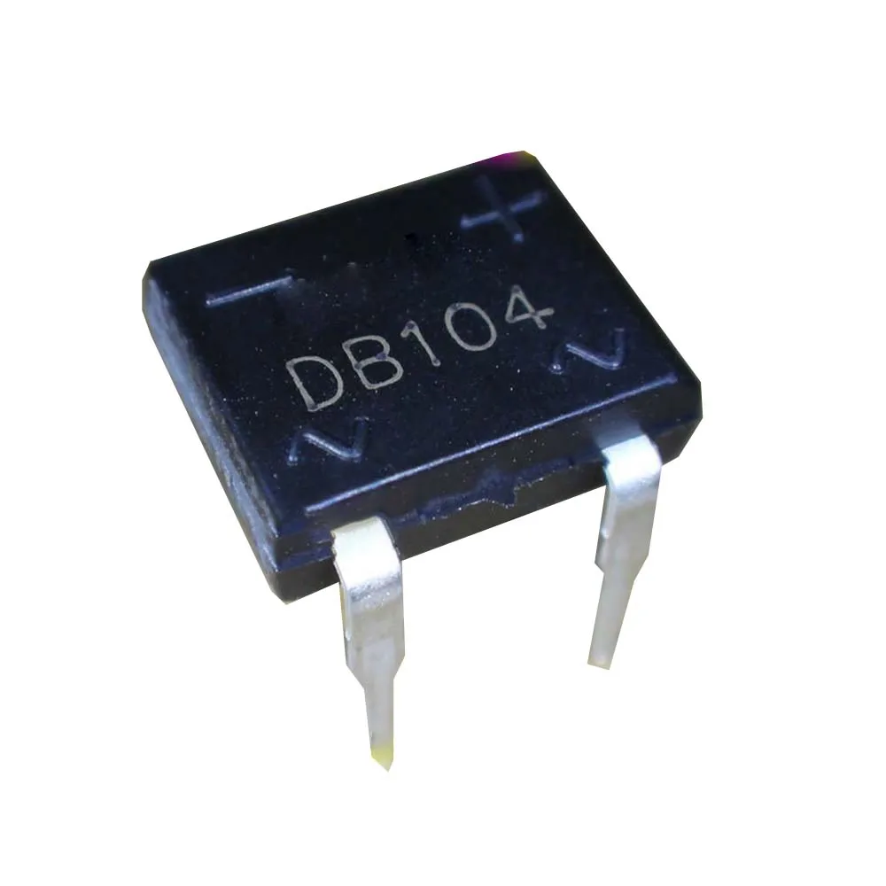 

Мостовой выпрямитель DB104, DB104S, B104, 400 В, 1 А, DIP4, новый и оригинальный IC, 10 шт.