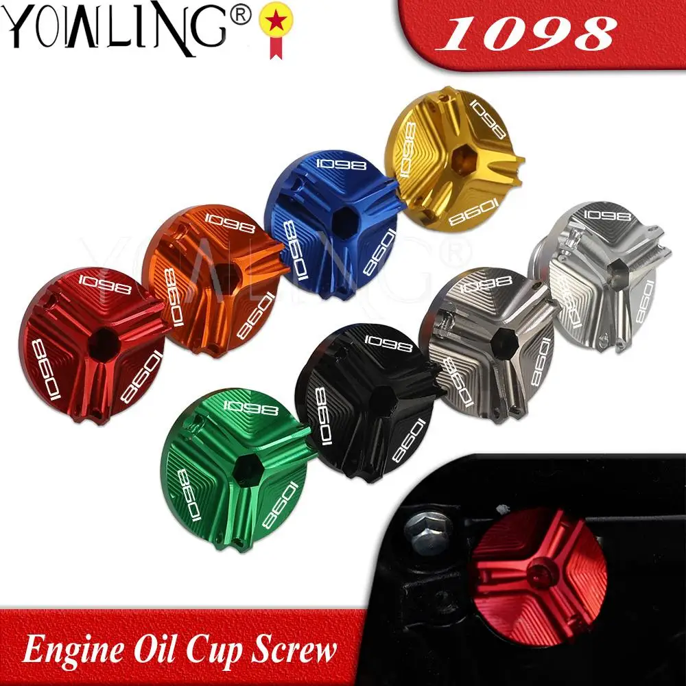 Fuel Filler Tank Cover Screw Frame Hole Plug For Ducati 1098 2007 2008 2009 2010 2011