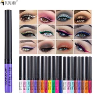 12 color liquid eyeliner waterproof eyeliner pencil long lasting matte eye liner pen makeup cosmetic colorful liner cosmetics