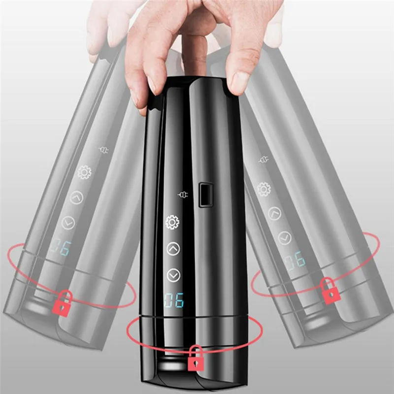 Портативный автомобильный электронный термос с контролем температуры и