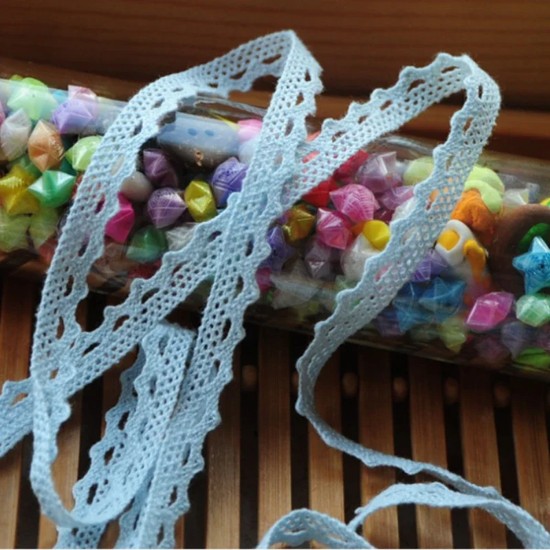 Хлопчатобумажная вязаная кружевная ткань Отделка лентой полый пэчворк