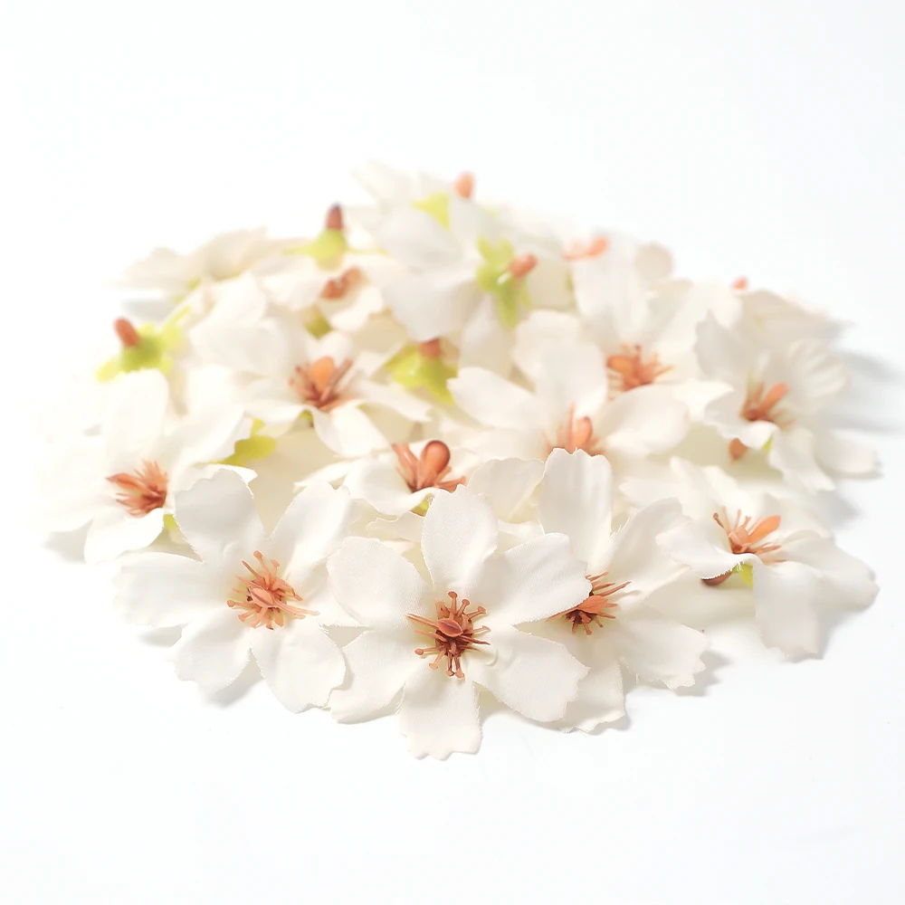 

Искусственные шелковые ромашки 4 см, 30/50 шт.