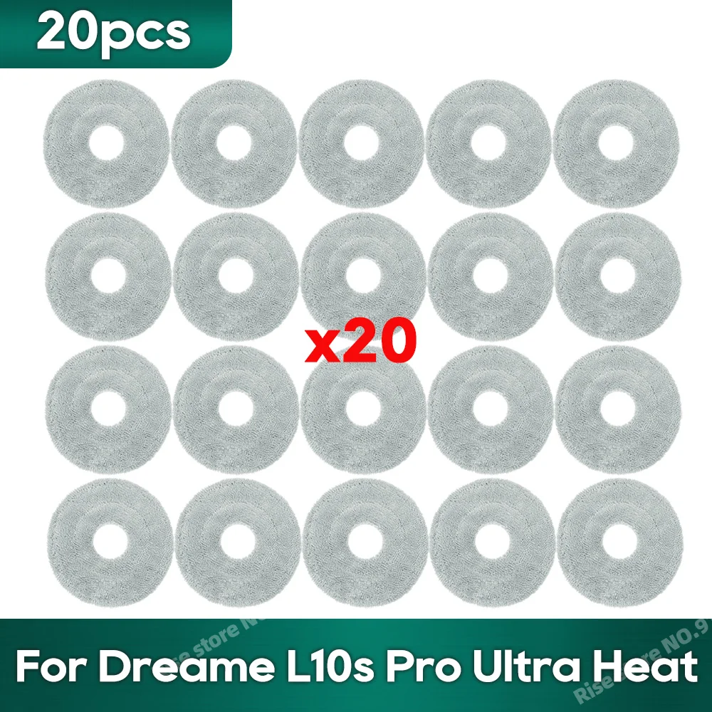 

Совместимо с Dreame L10s Pro Ultra Heat, X30 Ultra, X30 Pro Plus Kit Запасные части Аксессуары Щетка Фильтр Тряпка для мытья пыли Мешок для пыли