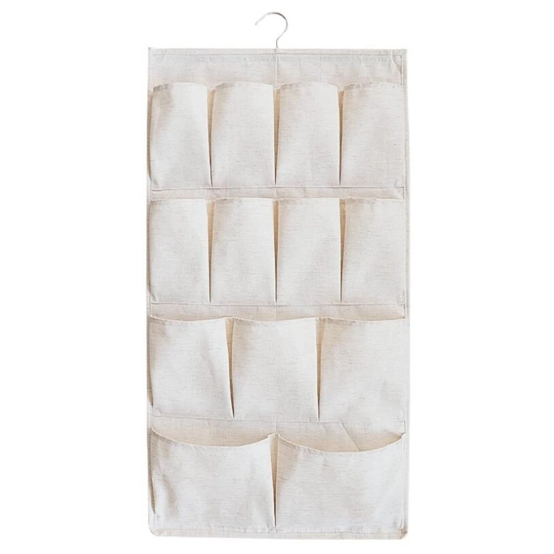 

Double-Sided Wall Hanging Storage Bags Door Underwear Organizer Waterproof Bedroom Closet Toy Key Home Office Container