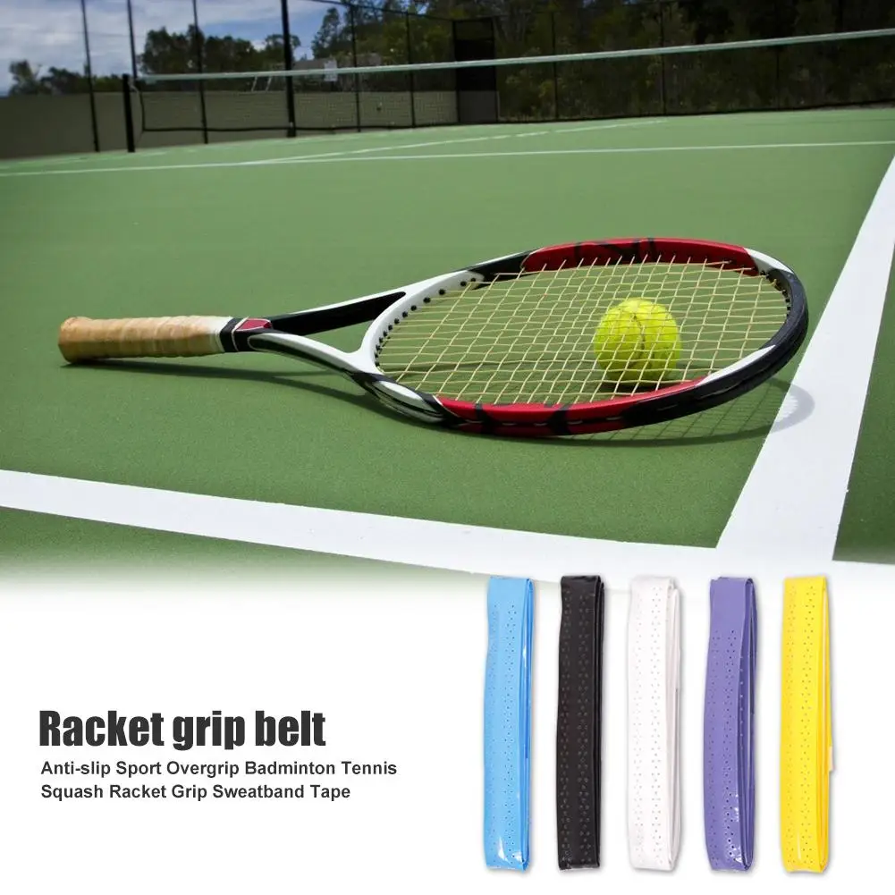 

Hot Sale Sweatband Tape Classic Delicate Anti-slip Breathable Overgrip Badminton Tennis Squash Racket Grip Sweatband Tape