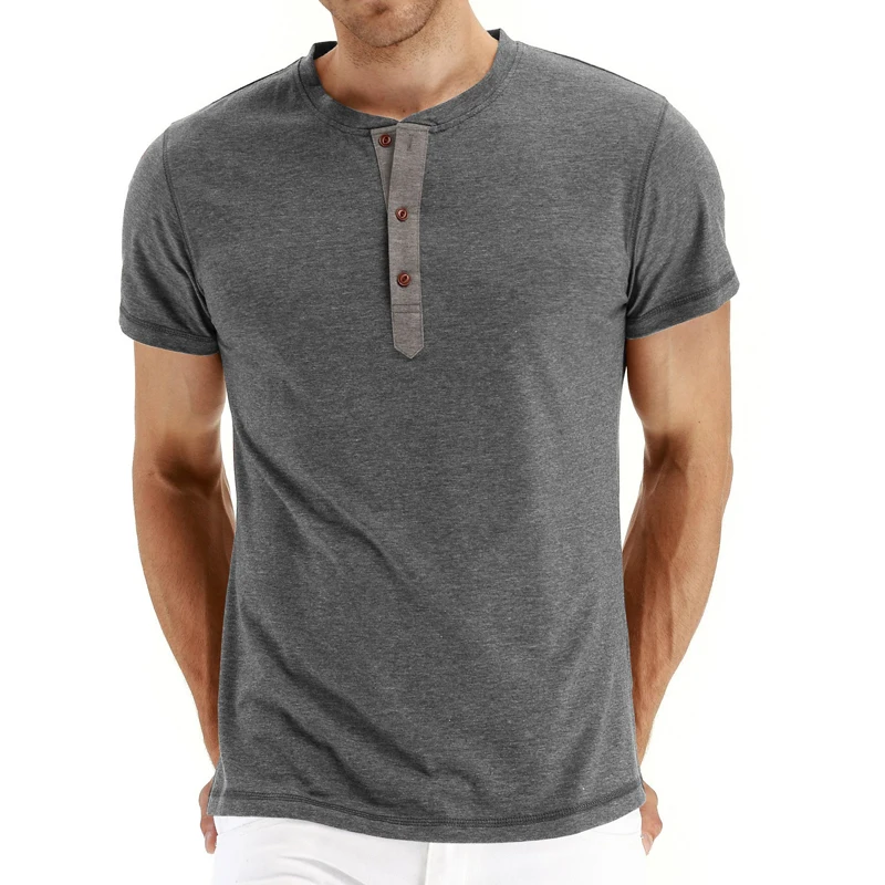 

T-shirts Men Solid Short Sleeve Oversize Tops Fashion T Shirt For Male Clothing