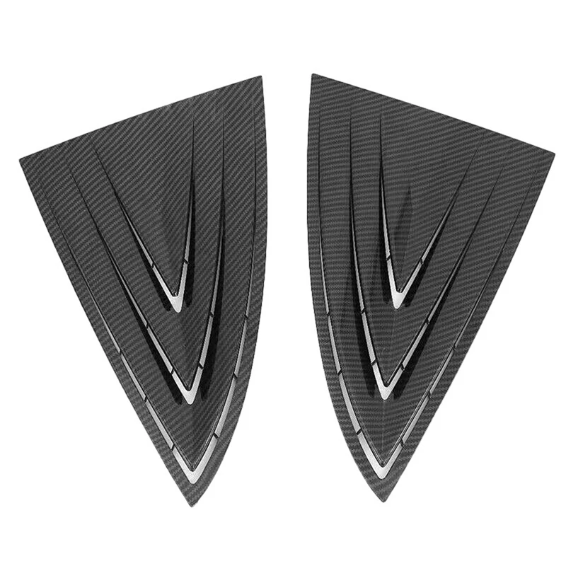 

2PCS Rear Window Triangle Sticker Louver Decorative Sticker Car Replacement Accessories For Tesla Model 3