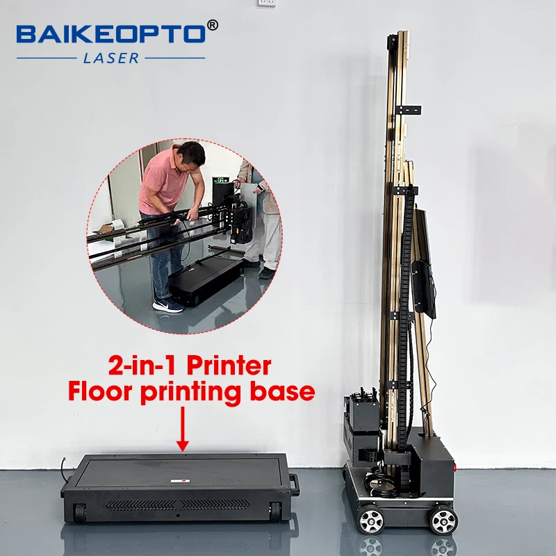 Фото BAIKEOPTO BK-UP200XS Универсальный настенный принтер для дома и коммерческого использования, для оформления стен вилл, фасадов магазинов и росписи общественных пространств №3
